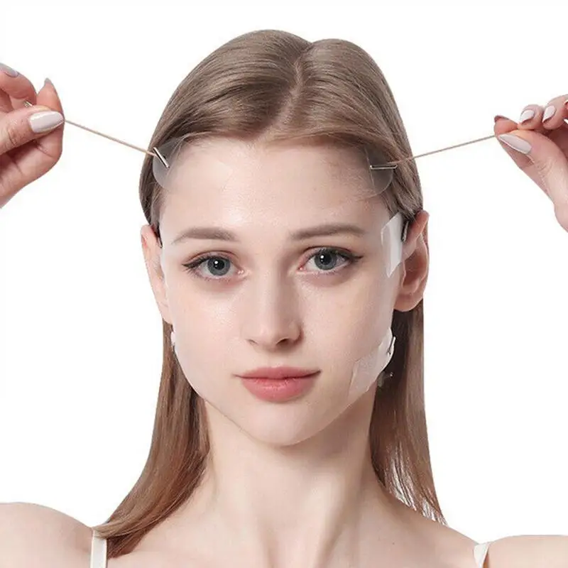 

Лента для подтяжки лица, невидимая, мгновенная, водонепроницаемая, для подтяжки, секретная лента для макияжа, косметические инструменты для двойного подбородка, обвисшая кожа