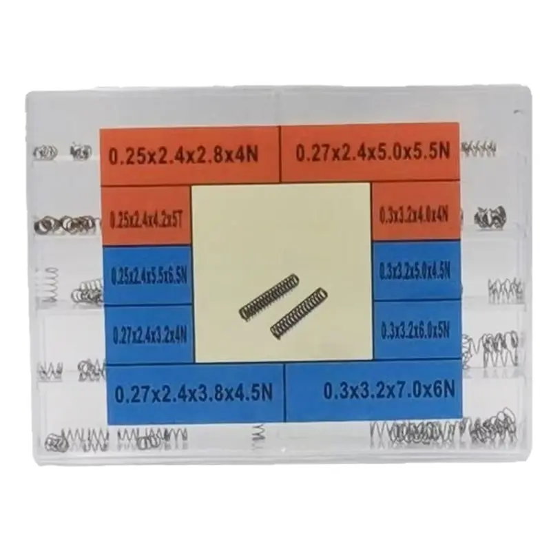 For Watch Buttons, Stems And Crown Repair Accessories-Elastic Compression Spring Kit For Watch Crown Replacement Eco-Friendly