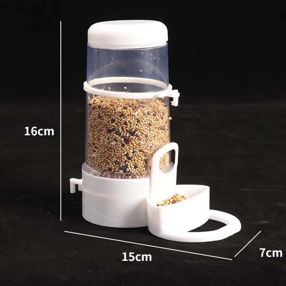 Bird Feeder Automatic,Plastic,Parrot Cage Food Dispenser, Convenient Feeding Box,Birdcage Water Bottle,Pet Bird Supplies