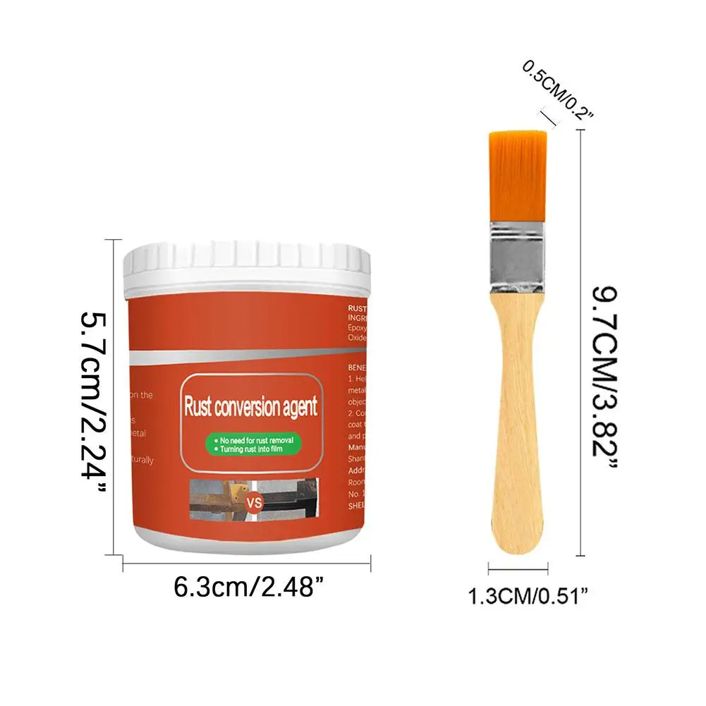 Convertisseur de rouille de peinture de dissolvant de rouille en métal, apprêt métallique polyvalent, facile à appliquer, conversion de rouille non corrosive permanente HighModule