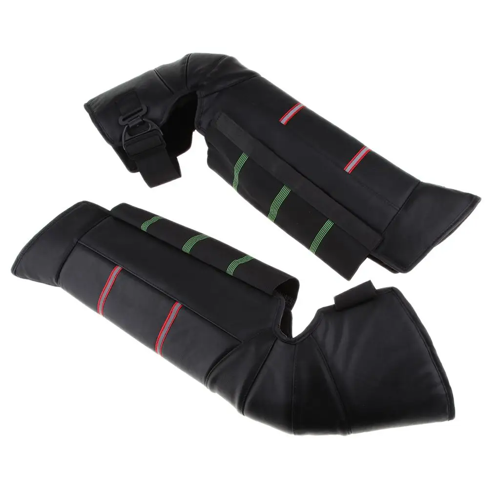 Warm Winter Kneepad Windproof PU Knee Pad Motorcycle Knee Brace Protector for Bike Riding and Cycling Outdoors