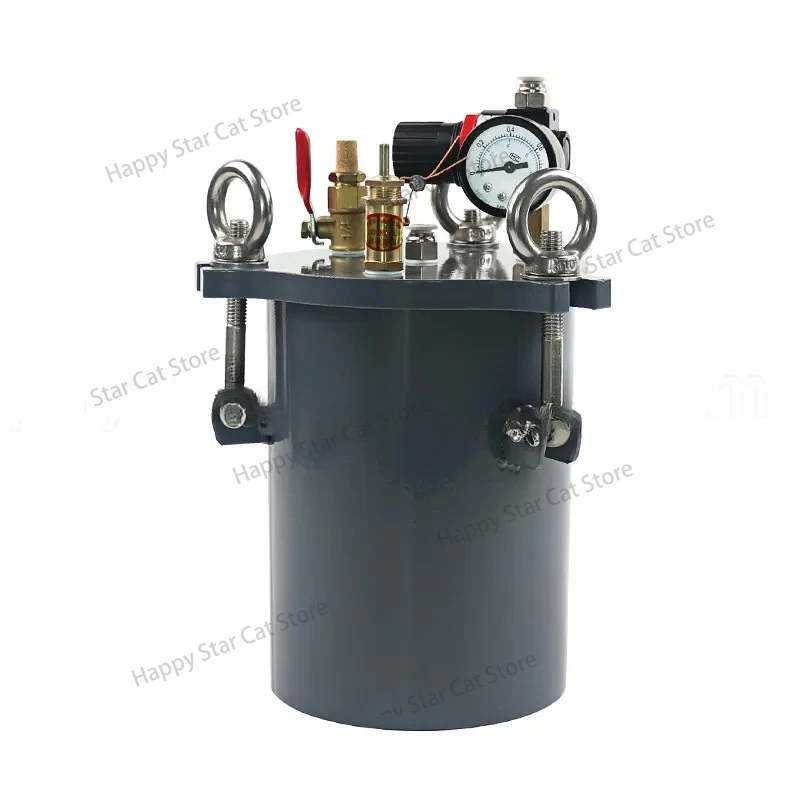 5L Stainless Steel Carbon Steel Pressure Tank, Distributor Tank, Dispensing Bucket, with Safety Valve, Regulating Valve