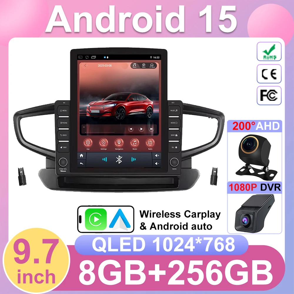 

Car Radio Android For Hyundai Ioniq 2016-2019 9.7" Car Dvd GPS Navigation Multimedia Player GPs Video screen Player 2din dvd