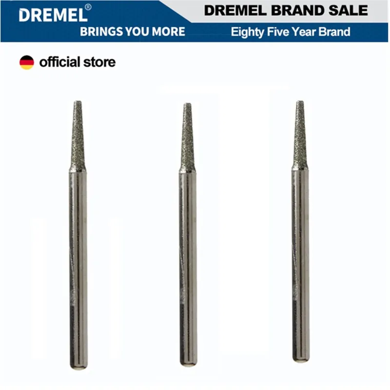 Dremel-original 7134 Diamond Wheel Points Gravação de Precisão Corte Carving Bit com 44 mm Bits