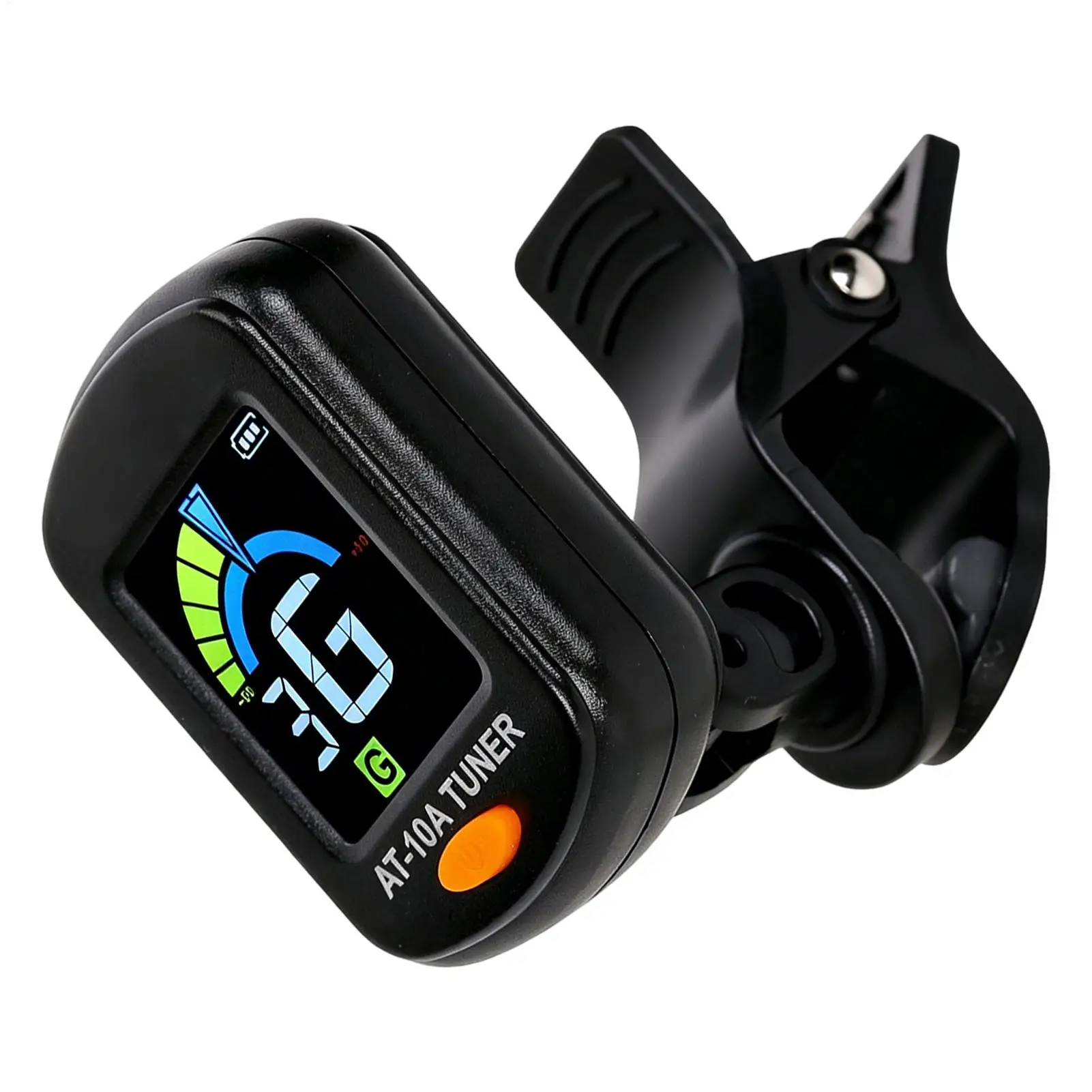 Bass Guitar Tuner Clip Design Bass Accessories 360 Degree Rotating Guitar Tuner Clip On For Music Performance Practice Stage