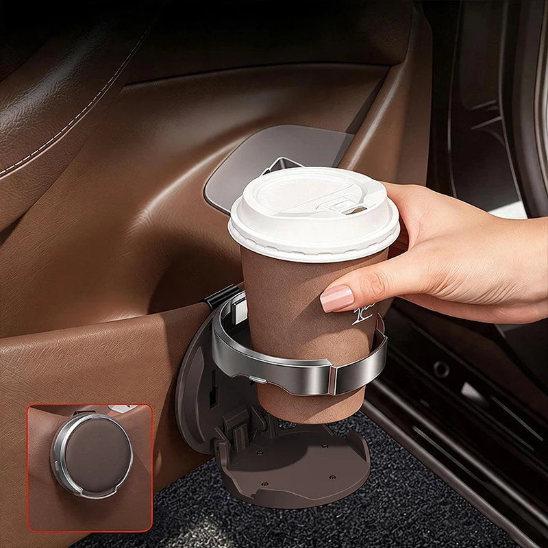 Car Door Storage Cup Holder, Multifunctional Car Cup Holder, Universal Door Cup Holder, Foldable Cup Holder, Suitable for Hyundai