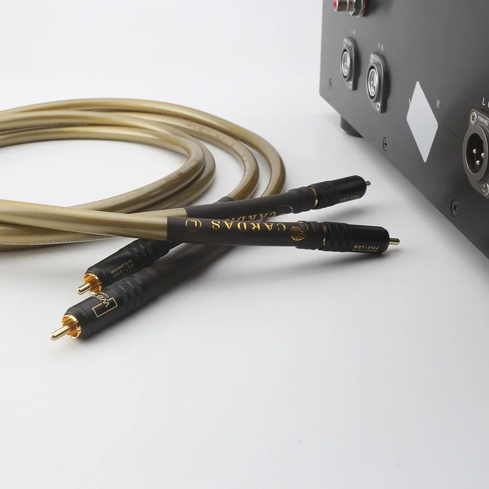 A70 Goden 5-C HiFi ทองแดง OCC Audio CD เครื่องขยายเสียงสาย RCA Audio Exetend ลวด WBT-0144 ปลั๊ก