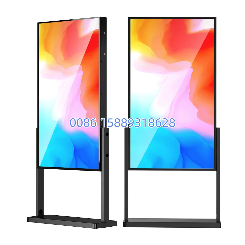 

High Brightness 3500 Nits Hanging Floor Standing Highlight Window Lcd Display Digital Signage Advertising Screen for Shop Store