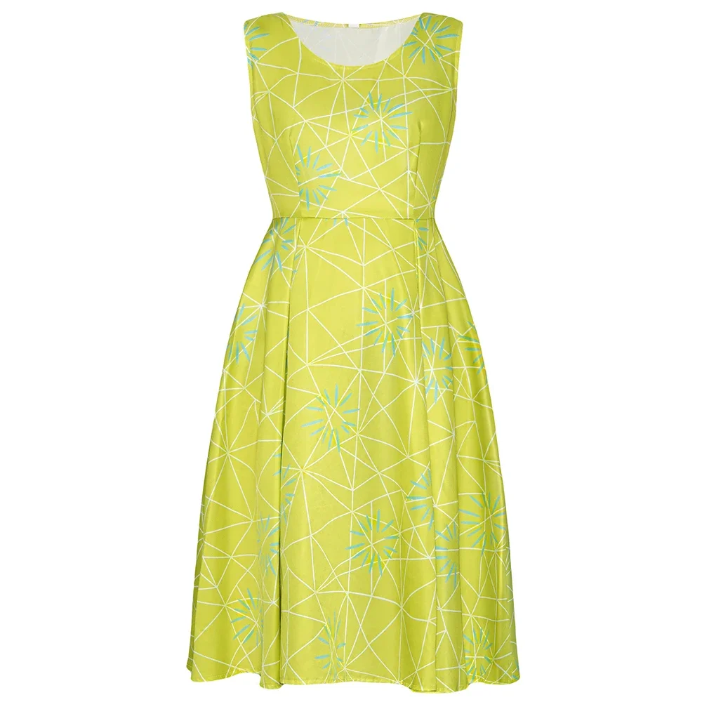 Anime Inside Out 2 Joy Cosplay Costume Adult Women Dress Uniform Fireworks Geometric Pattern Clothes Halloween Outfit