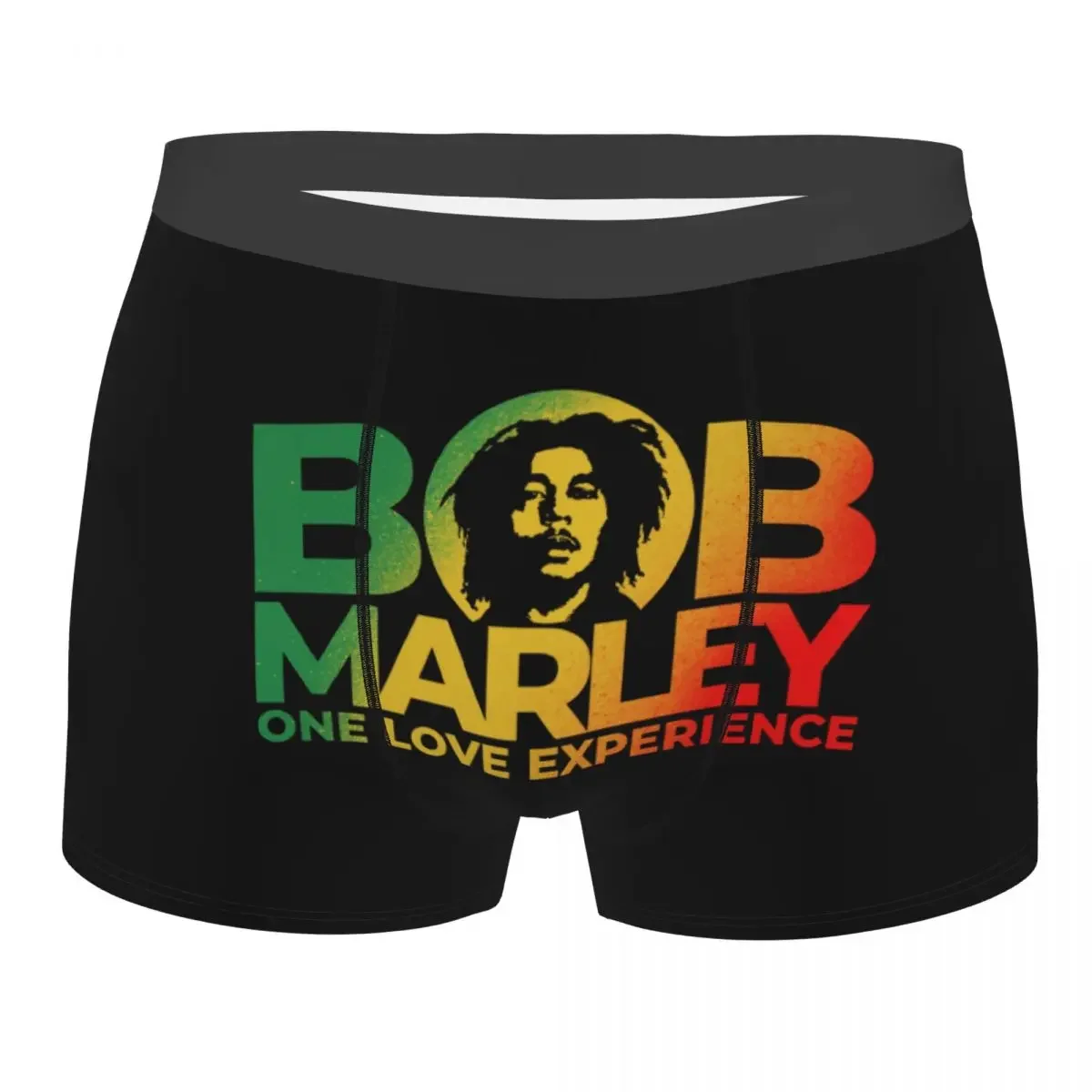 Jamaica Reggae Bob Marley Underwear Men Sexy Printed Custom Singer Boxer Briefs Shorts Panties Soft Underpants