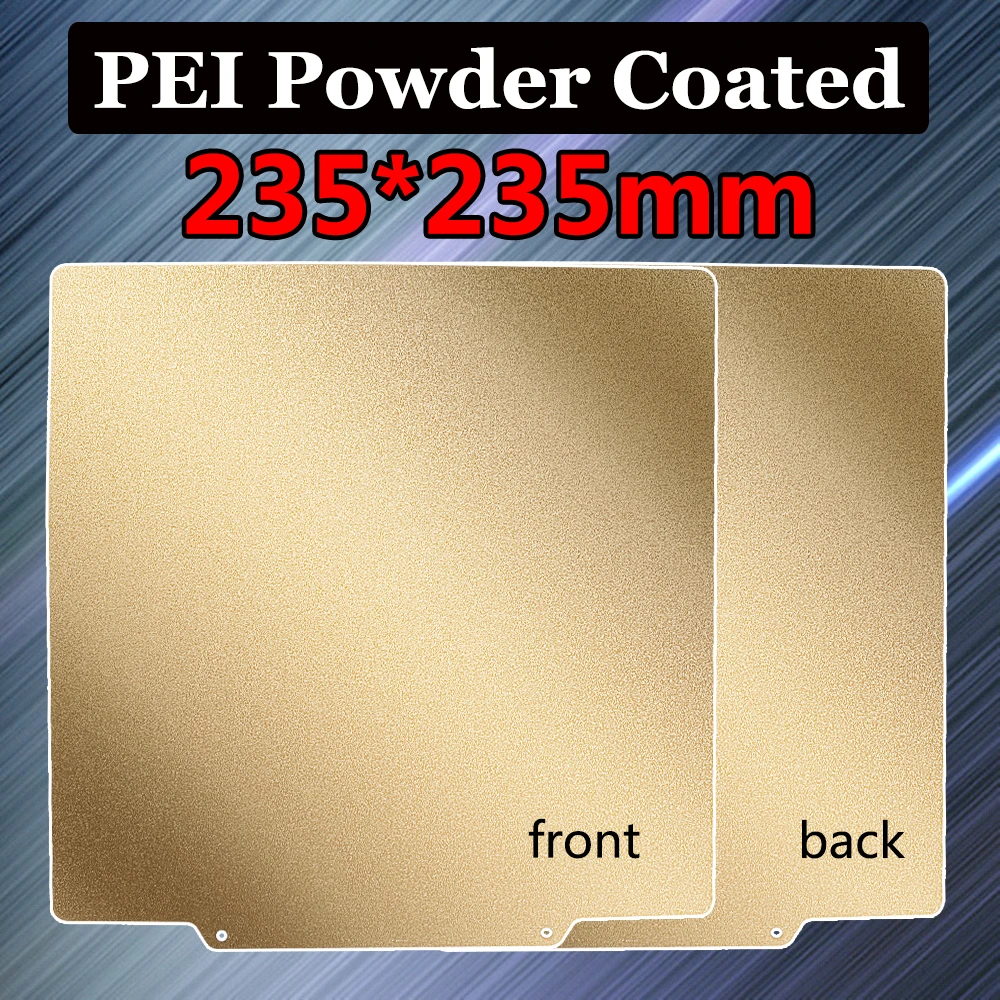 Build Plate for Elegoo Neptune 4 PEI Sheet Smooth PEO PET Textured PEI Double Sided Spring Steel Sheet 3D Printer Parts