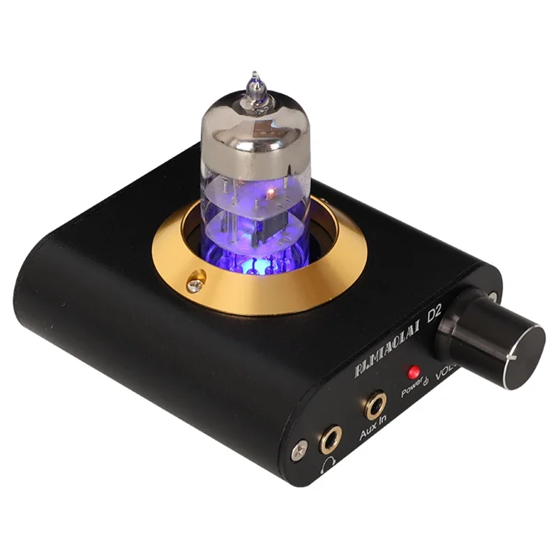 DLHiFi Mini 6N3 Tube Headphone Amplifier 1100Mw 32 Ohm For 8-600ohm Headphone With Power Supply