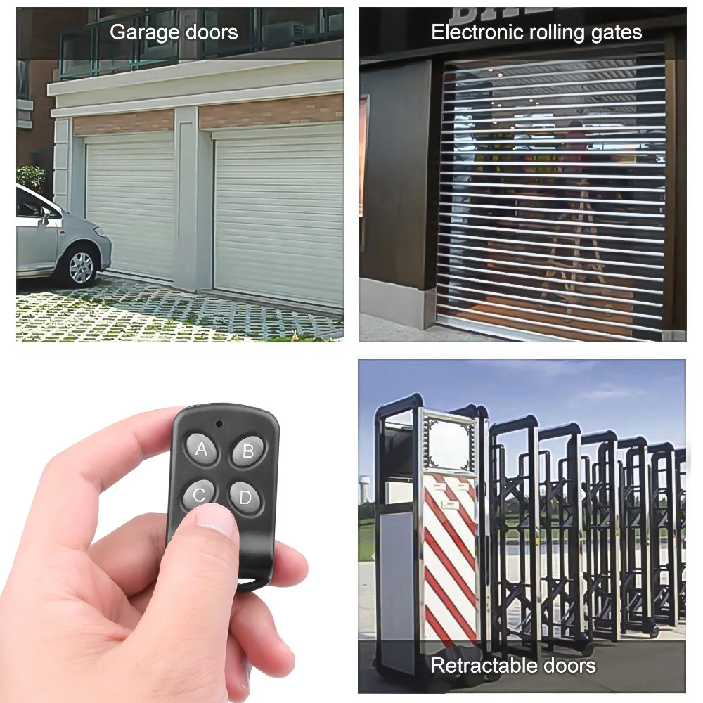 Cloning Remote Control 433Mhz 4 Channel Electric Copy Controller Wireless Transmitter Switch Duplicator Garage Door