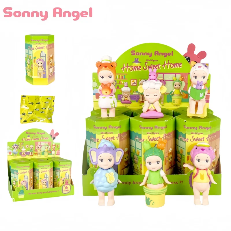 

Hot Genuine Sonny Angel Home Sweet Home Serie Blind Box Limited Edition Surprise Box Model Collection Doll Decor Christmas Gifts