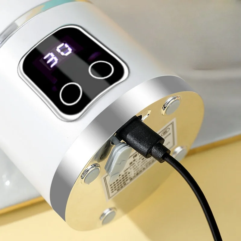 2024 новая бытовая электрическая мини-соковыжималка для дробленого льда мощный двигатель 450 мл большая емкость цифровой дисплей соковыжималка