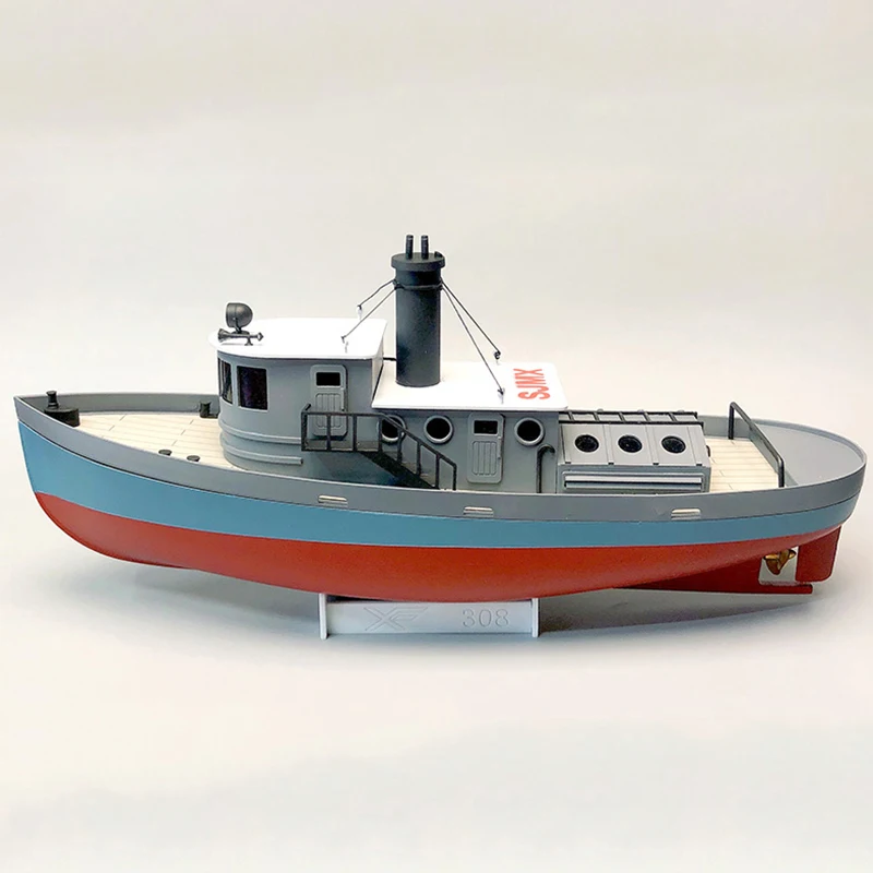 308-level Jason Tugboat Assembly Model Tugboat Kit RC Electric Boat Static Display Technology To Make RC Boat Ship Model