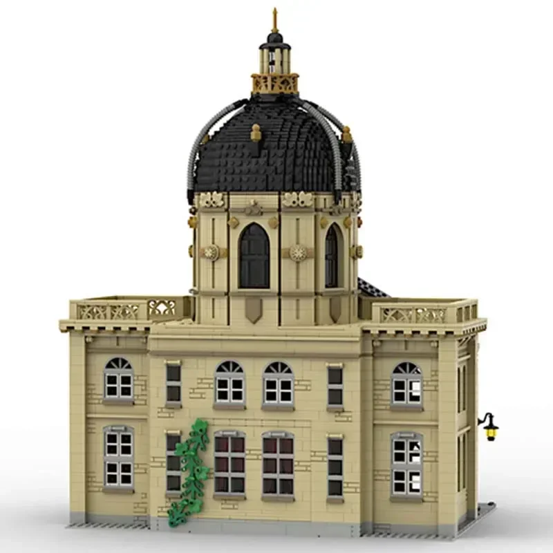 Moc Bausteine Berühmte Street View Modell Institut Frankreich Technologie Modulare Blöcke Geschenk Weihnachten Spielzeug DIY Sets Montage