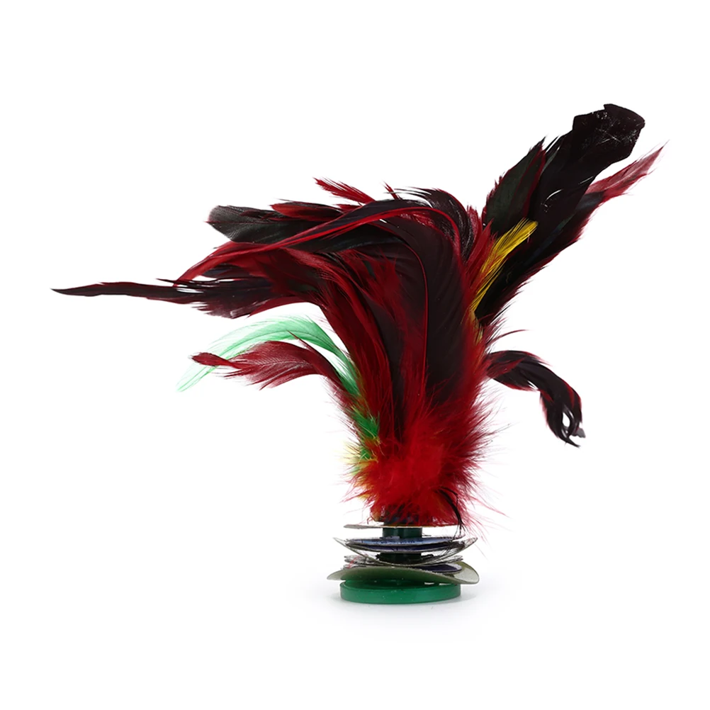 

Chinese Traditional Sport Game Colorful Jian zi Feather Kicking Shuttlecock 15cm