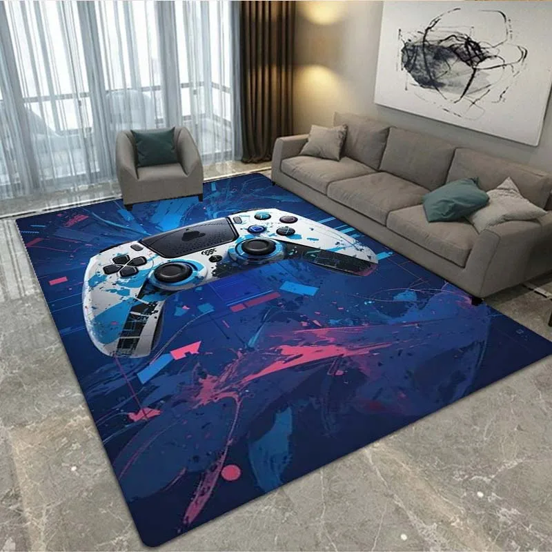 3D play area carpet, home mat, racing carpet, living room, bedroom, children's play mat bedroom decoration  anime rug