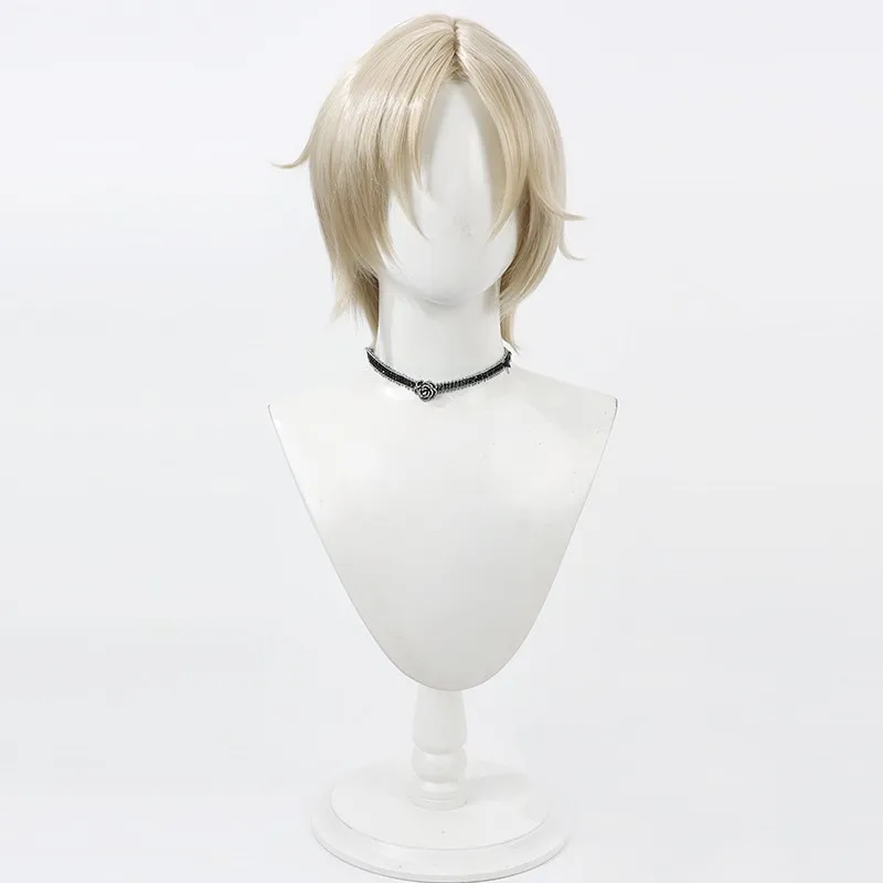 Identity V Nieuwe Survivor Grave Keeper Andrew Kreiss cosplay pruik beige hoofdhuid Halloween cadeau