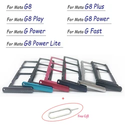 NEW Tested SIM Card Tray chip slot drawer Holder Replacement Part For Motorola Moto G8 Power Lite Plus Play / G Fast / G Power