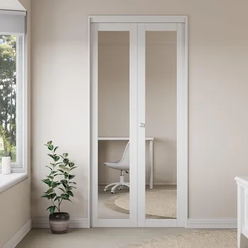 Porta dobrável espelhada de 36 '' x 80