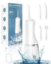 Water Dental Waterpick Irrigator Ipx7 Waterproof Irrigation Mouthwash Machine Oral Floss Flosser Irigator For Teeth Cleaner