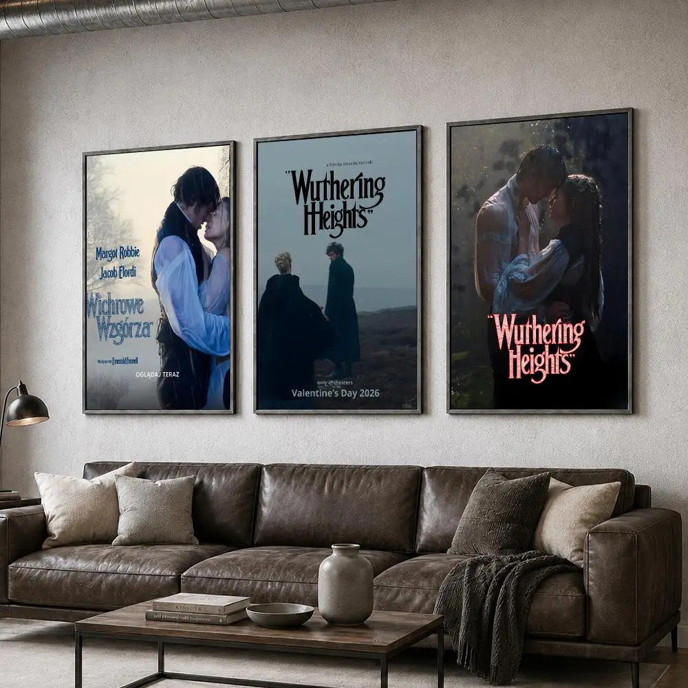 Film Wuthering Heights Romance Gothic Poster  PP Self Adhesive Home Garage Dorm Bar Wall Decor Aesthetic Retro Gift