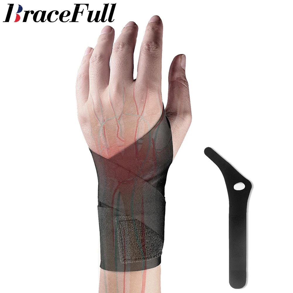 

1PC Wrist Brace Compression Strap Wrist Support Carpal Tunnel Ultra-Thin Elastic for Tear,Wrist Brace for Arthritis Pain,Sprains
