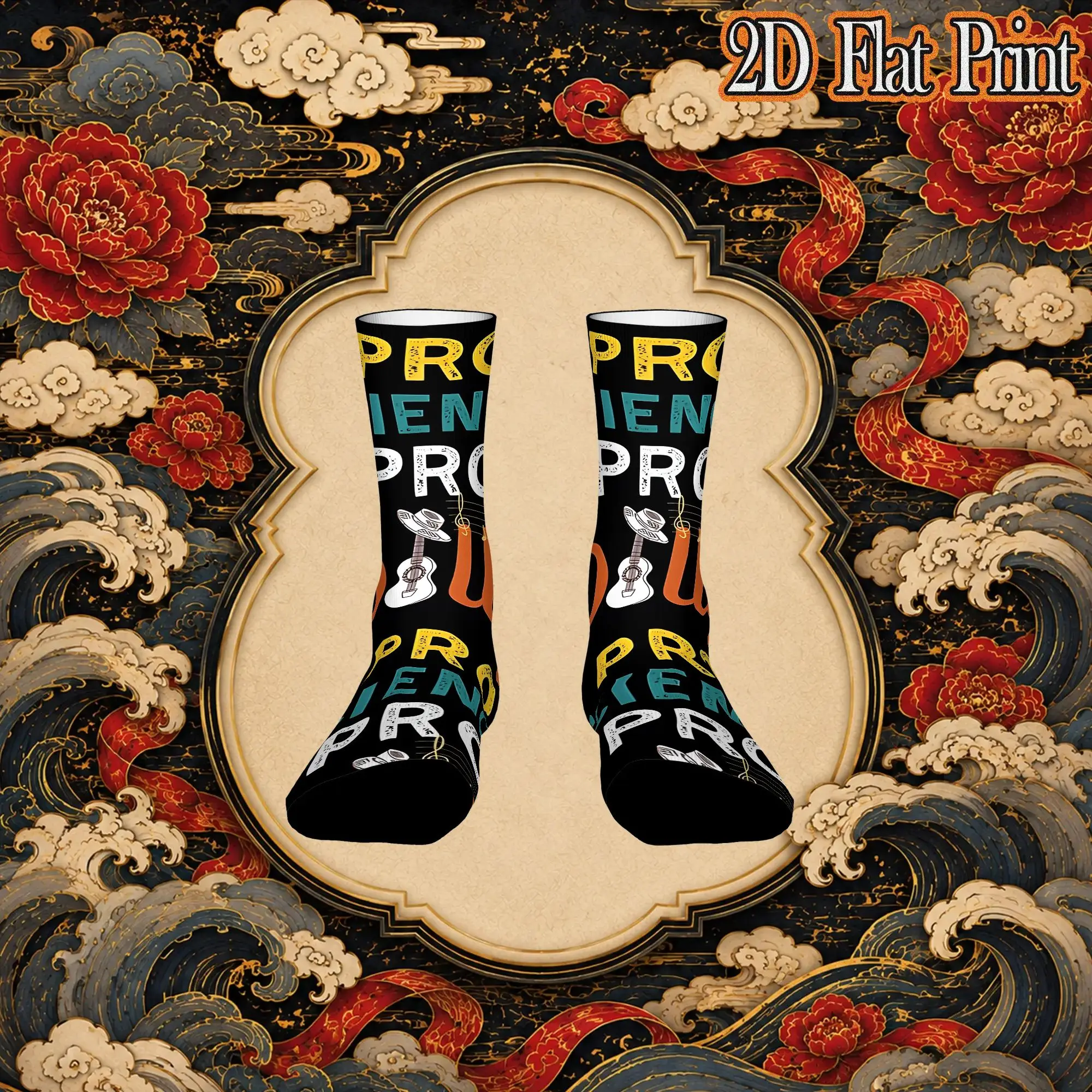 Pro Science Pro Dolly Vintage  Street Style Novelty Pattern Crew Creative Sock Sports Socks