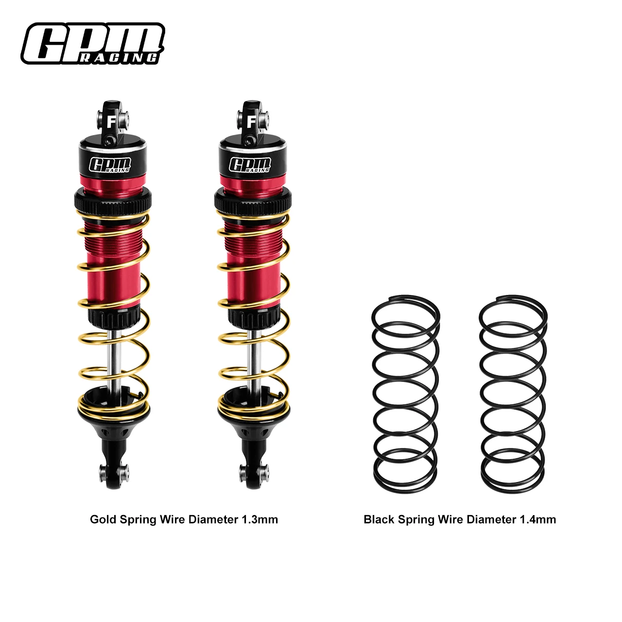 GPM Alloy Front Adjustable Spring Shock 104mm For TRAXXAS 1/8 JATO 4X4 VXL 7462