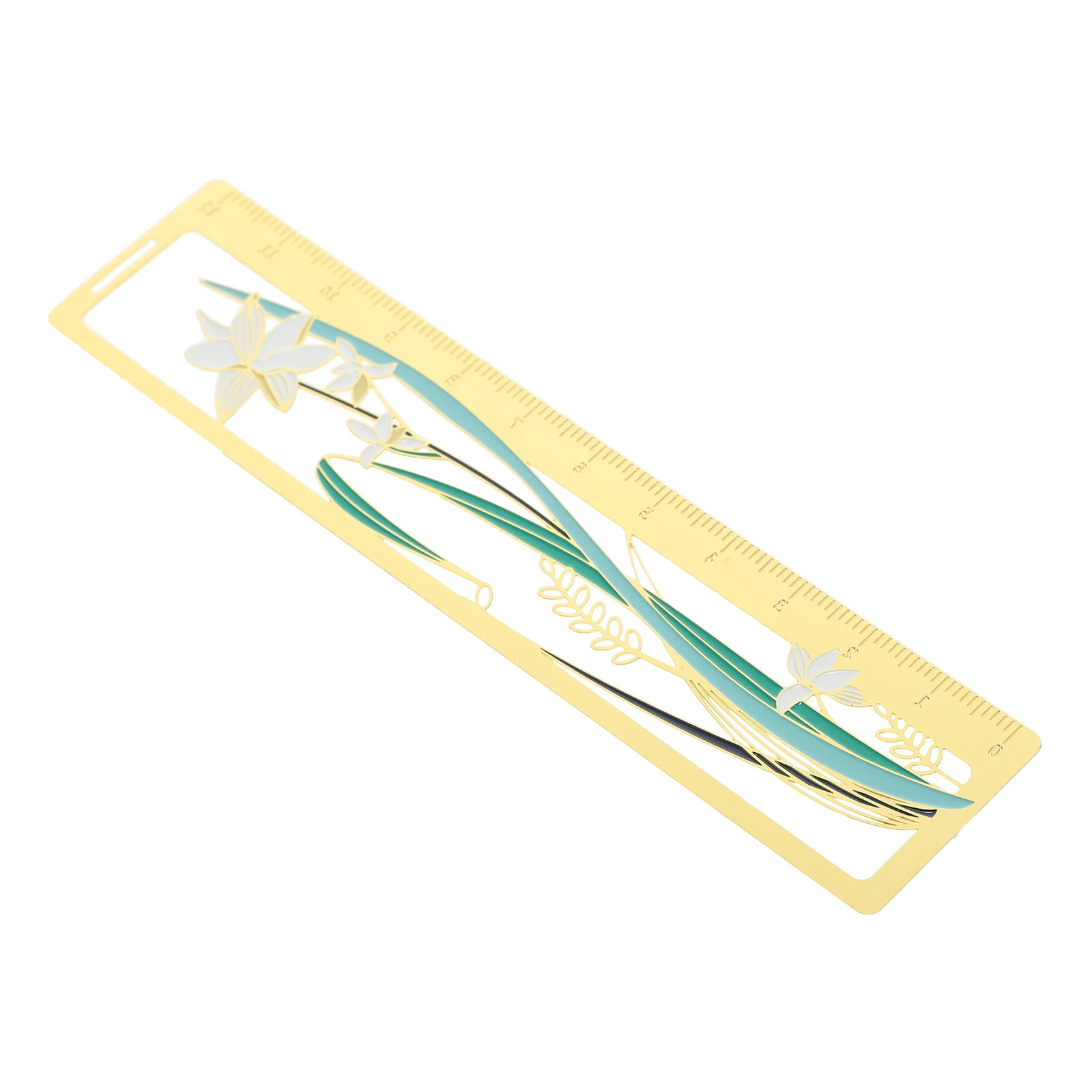 

Brass Bookmark Ruler Classical Marker Decoration Metal Delicate Bookmarks Student
