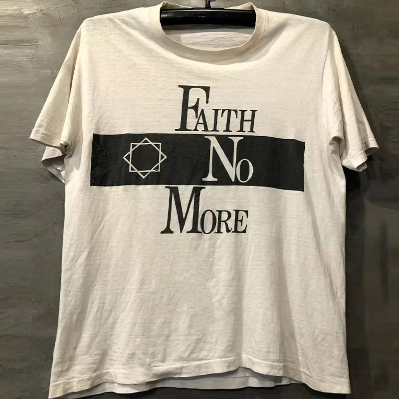 Faith No More Shattered Band High Street Rock FOG Cityboy Camiseta de manga corta de algodón para primavera/verano