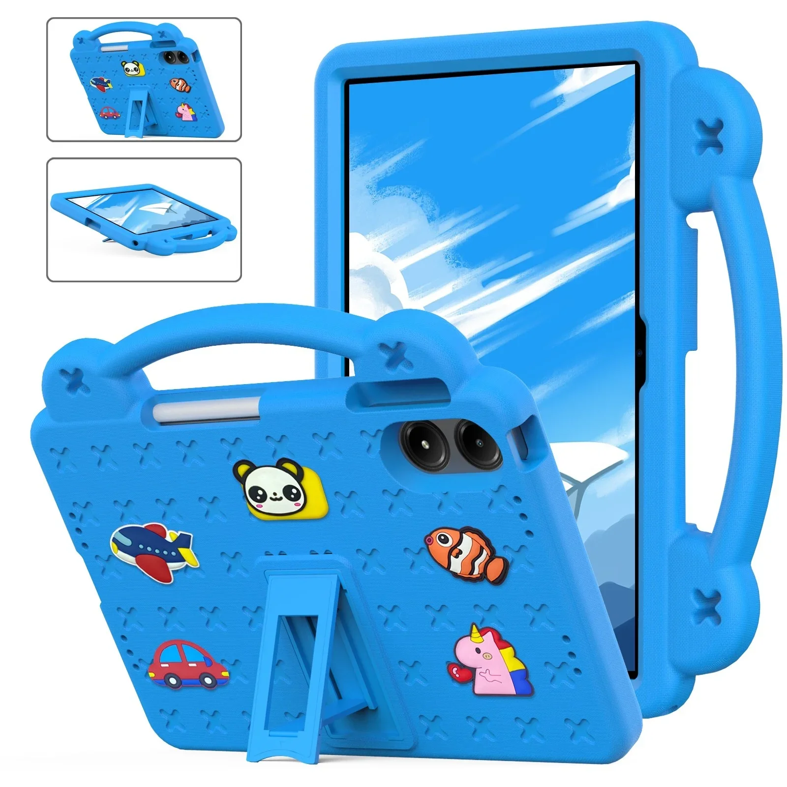 

for Xiaomi Redmi Pad Pro 12.1 5G 2024 Case Cute Bear Shell EVA Back Stand for Redmi SE 4G 8.7 Pad SE 11 Inch Tablet Cover