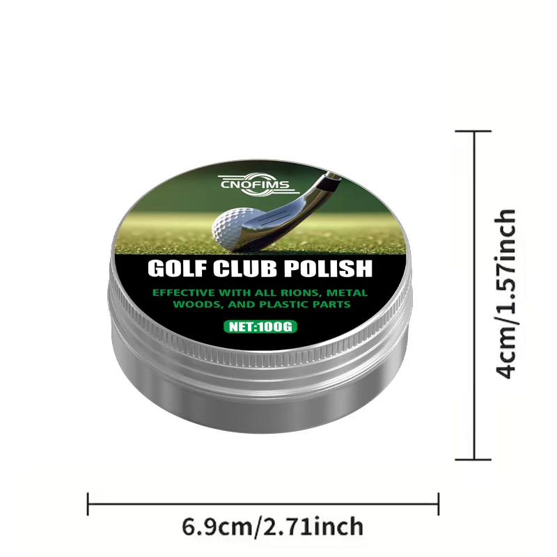 Golf Club Polishing Maintenance Wax: Quick Rust & Scratch Removal Shine Restorer Long-Lasting Luster for Golf Clubs