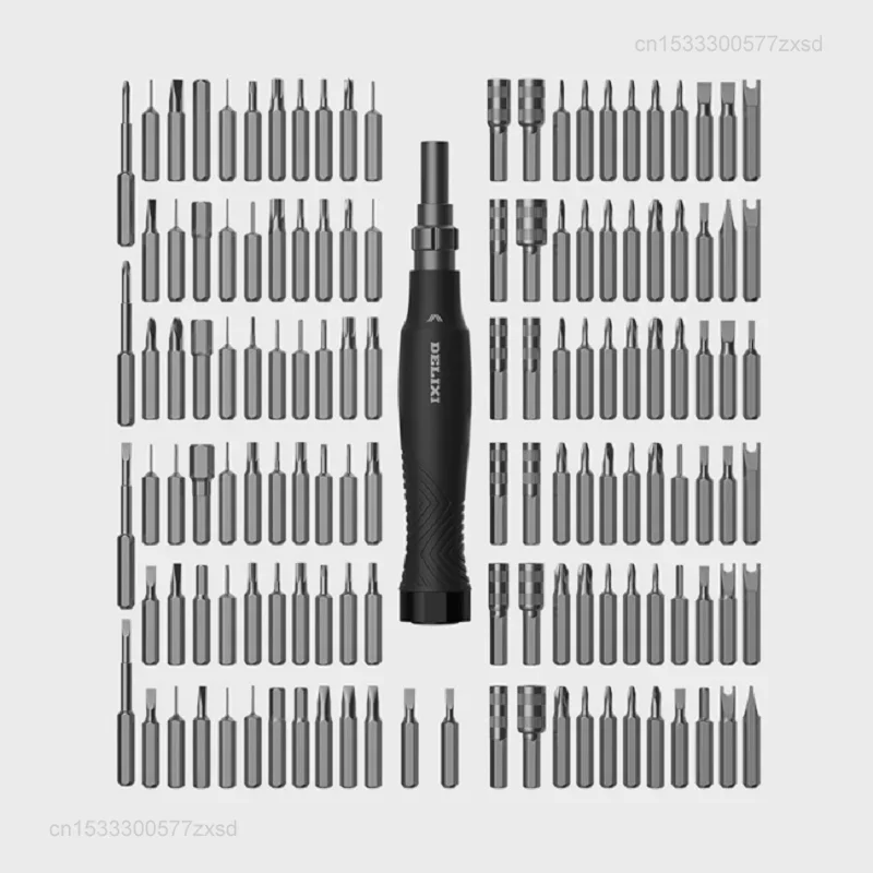 Imagem -05 - Xiaomi Delixi Screwdriver Conjunto Bits de Precisão Magnética para o Reparo do Telefone Móvel Screwdrive Kit Multifunções 145 em 1