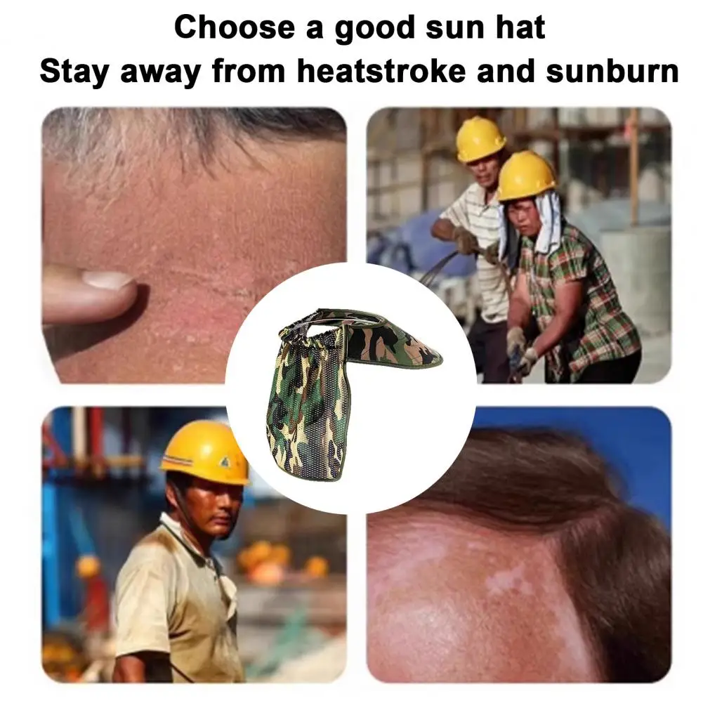 

Дышащая солнцезащитная шляпа Светоотражающая шляпа от солнца высокой видимости с защитой от ультрафиолета Функции безопасности для дневного и ночного ношения Шляпа от солнца с шеей