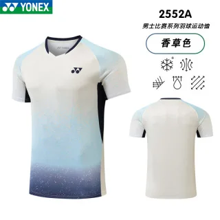 YONEX Hot Sale New Badminton Jersey Men's and Women's Short-sleeved T-shirt Quick Dry Sports Top Children's Training T-shirt