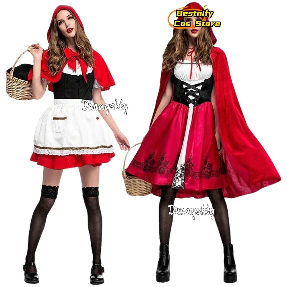 

CosplayHalloween Little Red Riding Hood Cosplay Costume Girls Personality Cosplay Game Uniform Halloween Stage Performance Cloth