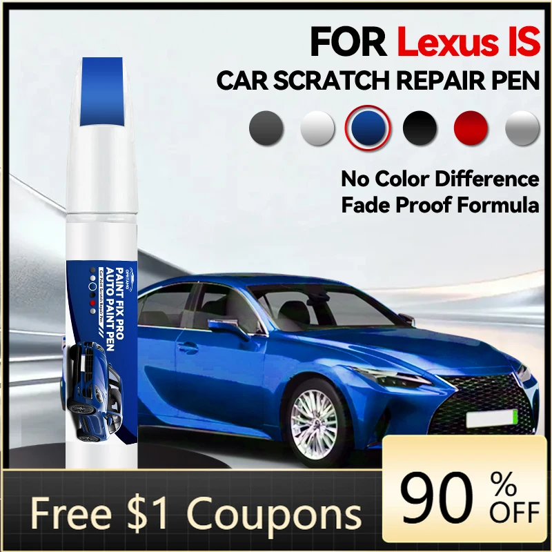 

Car Tool Accessories Car Paint Repair Pen For 1998-2025 Lexus IS Paint Scratch Repair Accessories Blue 8U1 White 085 Caviar 2