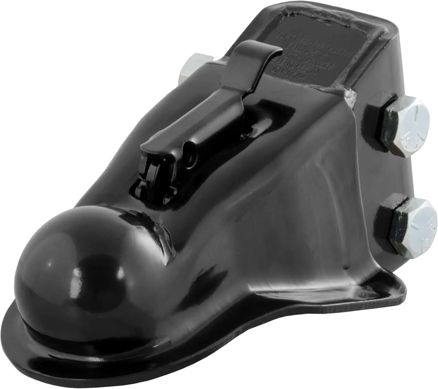 

Adjustable Trailer Coupler with 2-5/16-Inch Hitch Ball, Supports 14,000 lbs for Heavy-Duty Towing