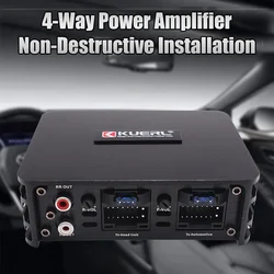 Class AB 4*60W Car Power Amplifier Non-Destructive Installation DSP Car Audio Speaker For Android Large Screen Dedicated Amp