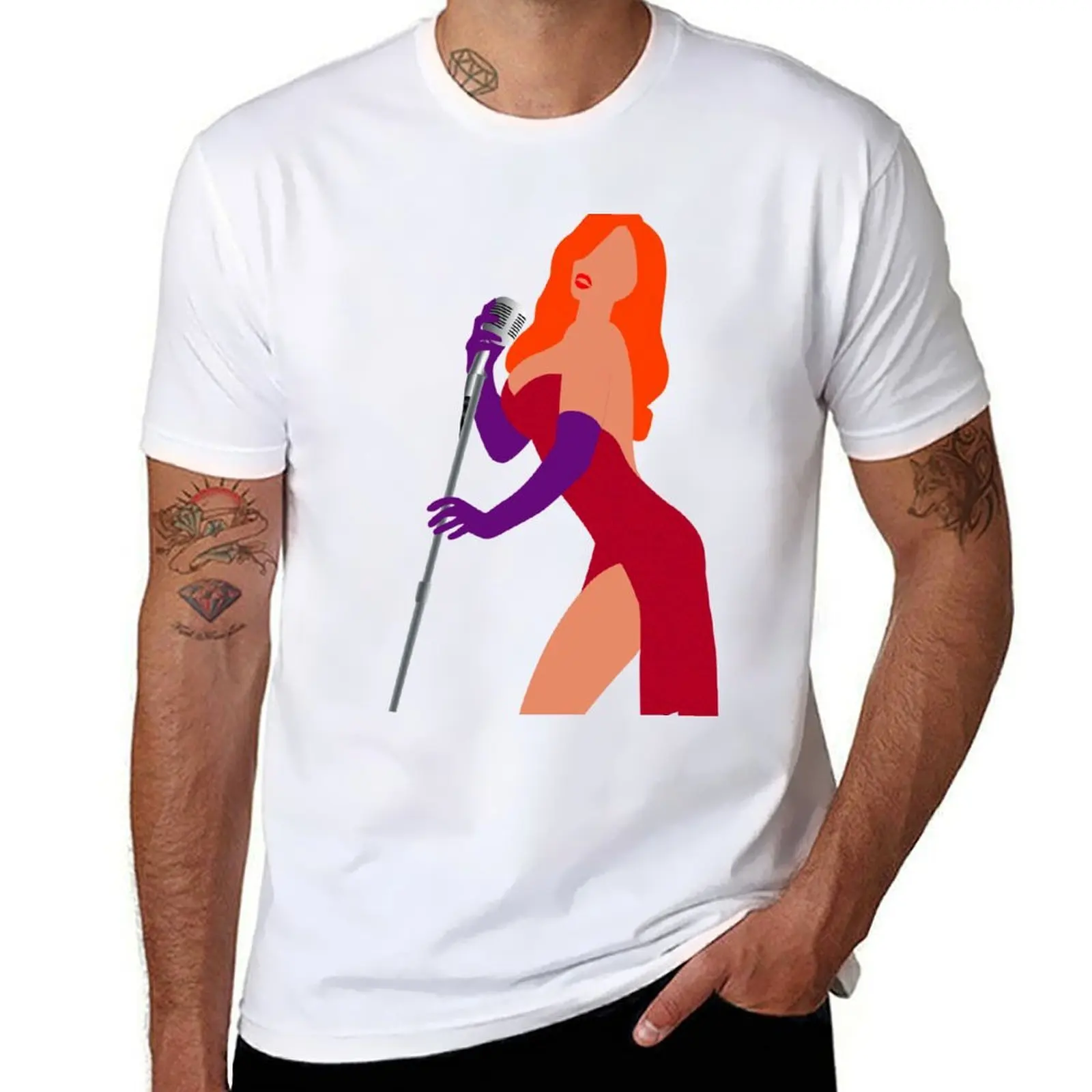 

Jessica Rabbit T-Shirt t shirts for man slim fit funny t shirts man cotton tshirt 100% T-Shirt