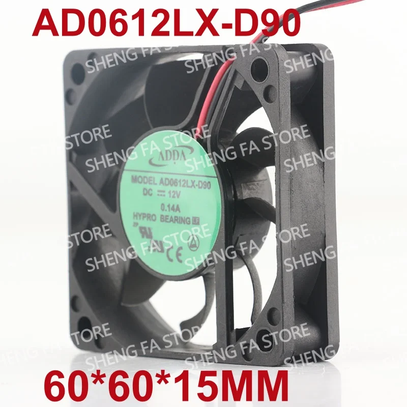 Dahua 4/8/16 hard disk video recorder monitors the ADDA 24V 48V DC 12V 0.14A AC EC 6015 60X60X15MM 6CM AD0612LX-D90 cooling fan