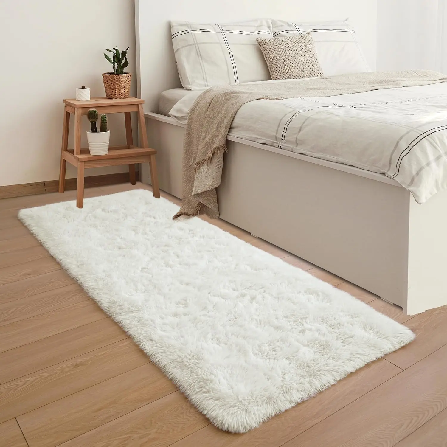 Tapis moelleux pour chambre à coucher, tapis pour salon, grande taille, chevet, polymères de jeu pour enfants, doux, décoration d\'intérieur, balcon,