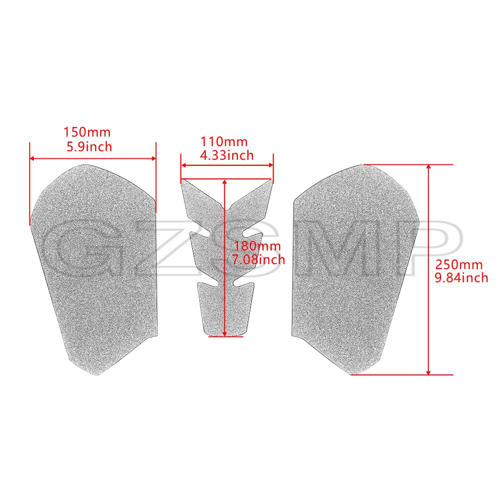 fit For Honda CBR 600 RR 2013-2018 Motorcycle Anti slip Tank Traction Pad sticker Side Knee Grip Protector Decals