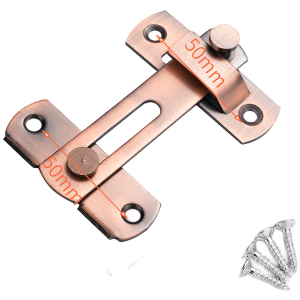 Parafuso de segurança da placa limitador ajustável, hardware de instalação preto, construção resistente à ferrugem, posições de travamento personalizáveis