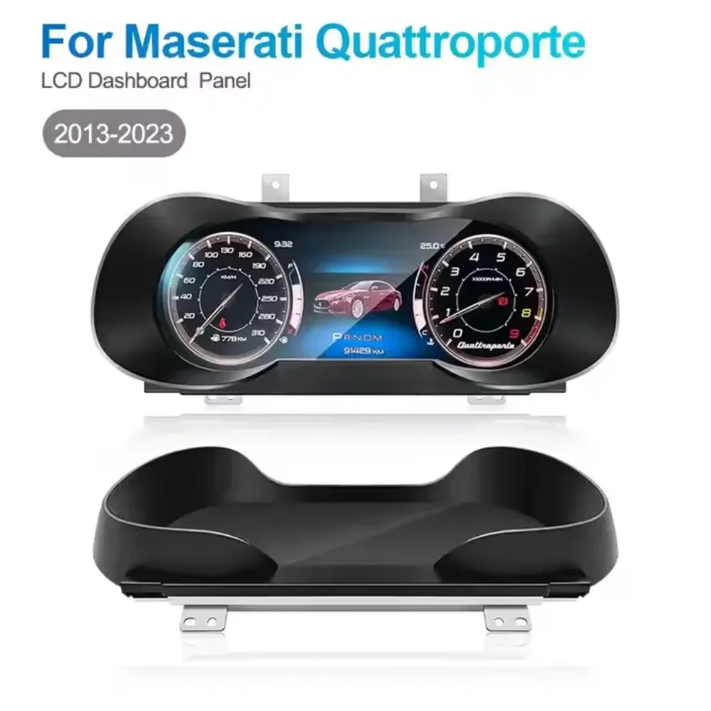 

NaviHua 12,3 "автомобильный кластер, ЖК-дисплей, приборная панель, автоматический спидометр, цифровой виртуальный кабина для Maserati Quattroporte 2013 2023