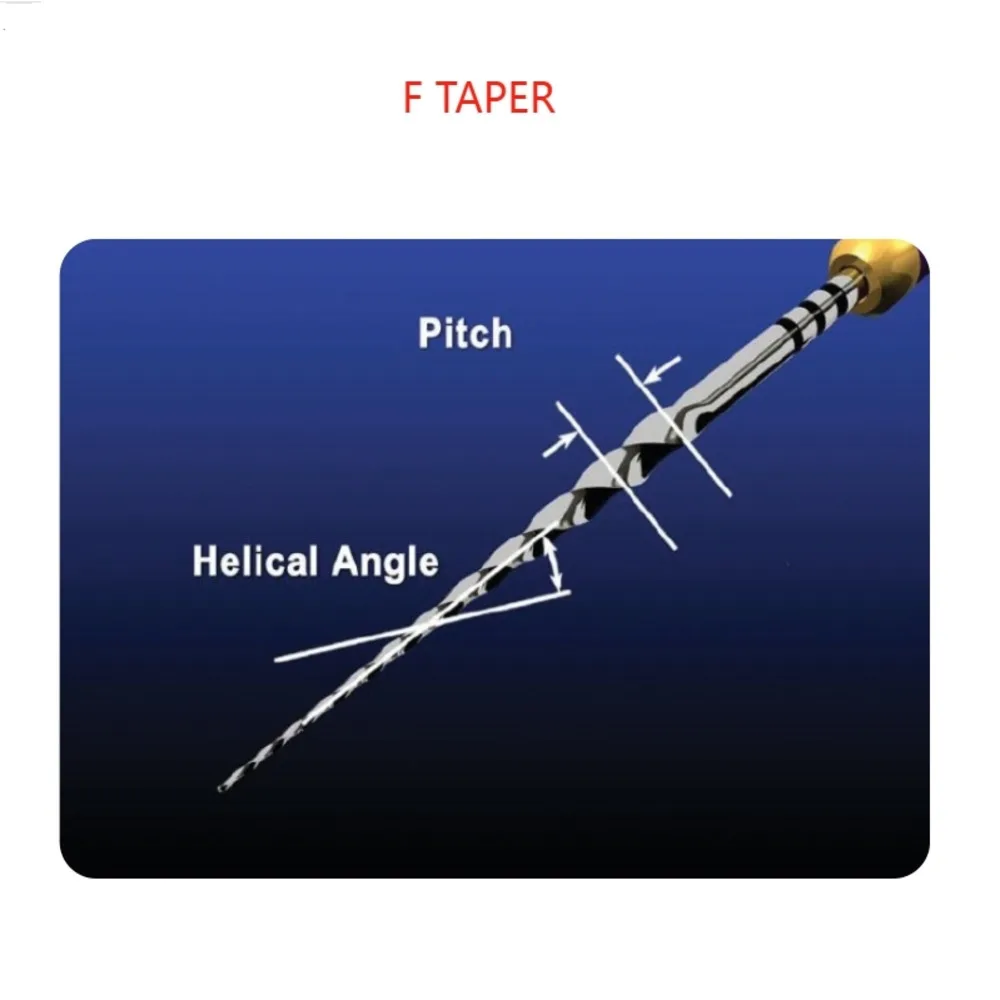 

10boxes Dental Heat Activated F TAPER File Endo Files Engine Use Non-cutting Tips SX-F5 19/21/25/31mm For Root Canal Treatment