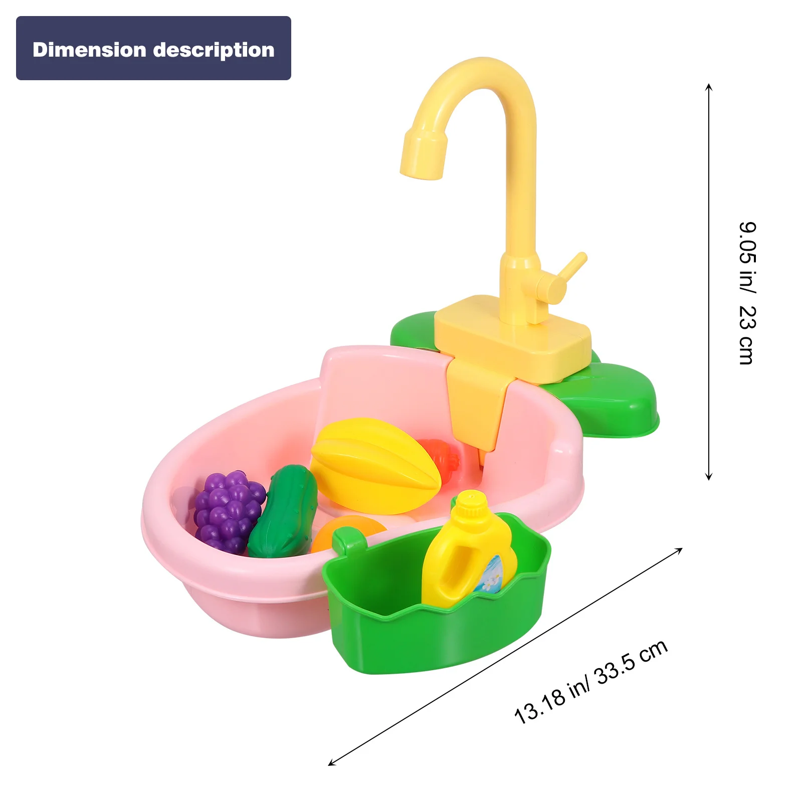 1Set Simulatie Wastafel Keuken Speelset Plastic Waterkanaal Set Vroeg Onderwijs Interactief Kindercadeau Cognitieve Ontwikkeling